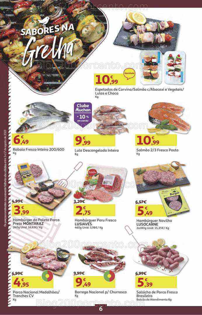 Antevisão Folheto AUCHAN Promoções + Regresso às Aulas 3 a 17 agosto