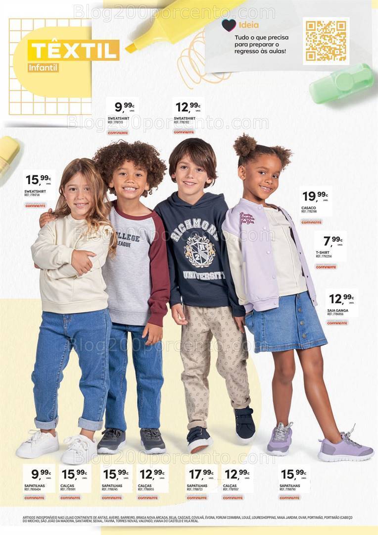 Antevisão Folheto CONTINENTE Regresso às Aulas Promoções de 29 agosto a 27 setembro