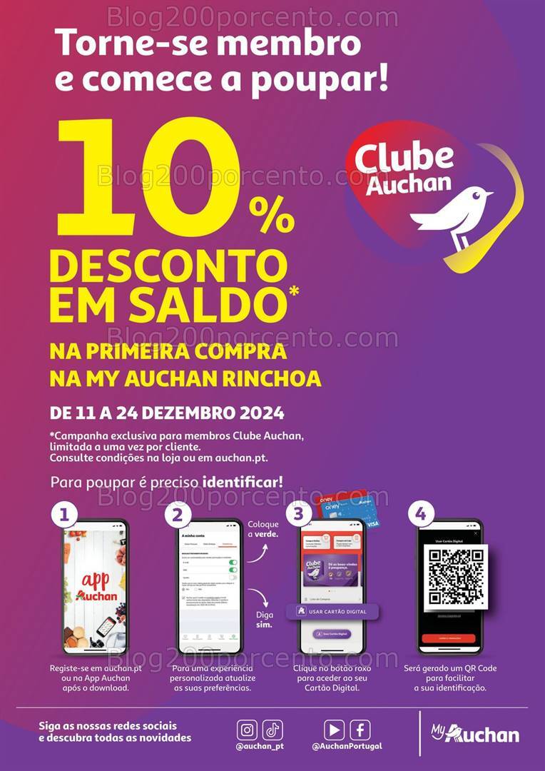 Antevisão Folheto AUCHAN Aberturas Promoções de 11 a 24 dezembro