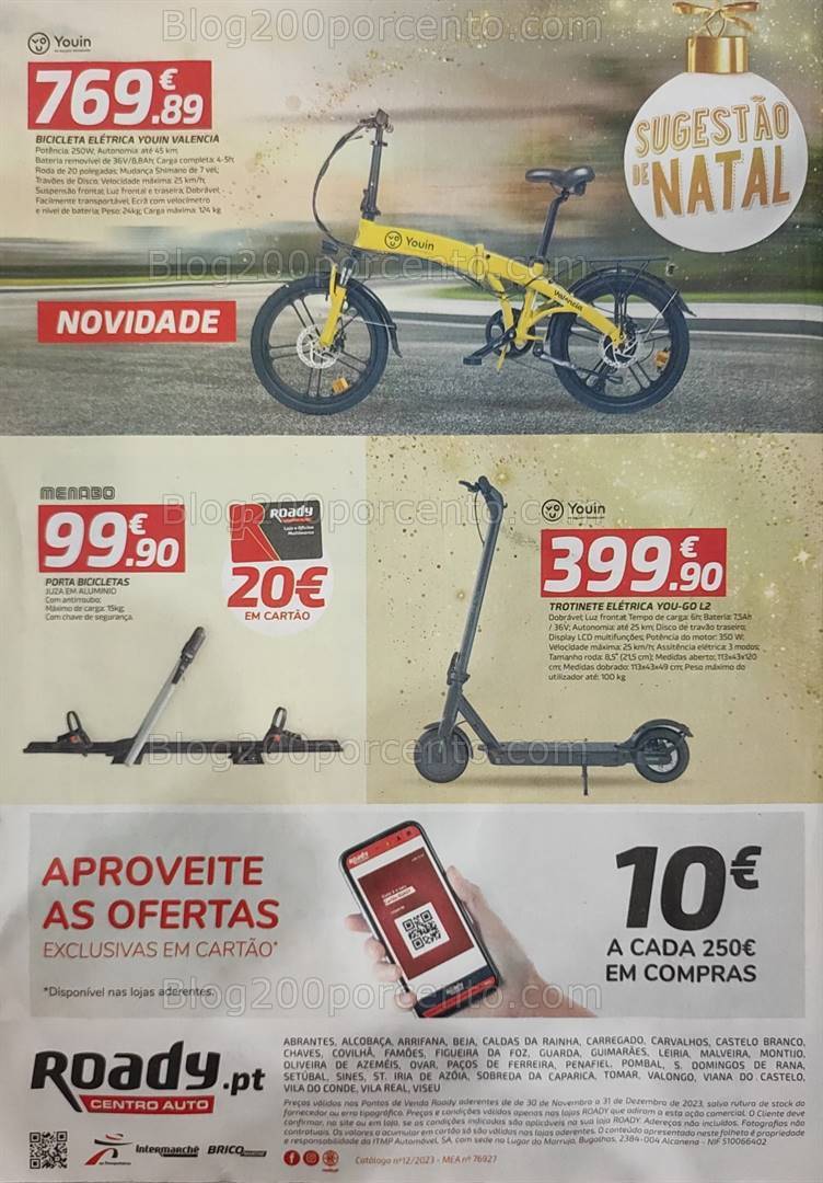 Antevisão Folheto ROADY Natal Promoções de 30 novembro a 31 dezembro