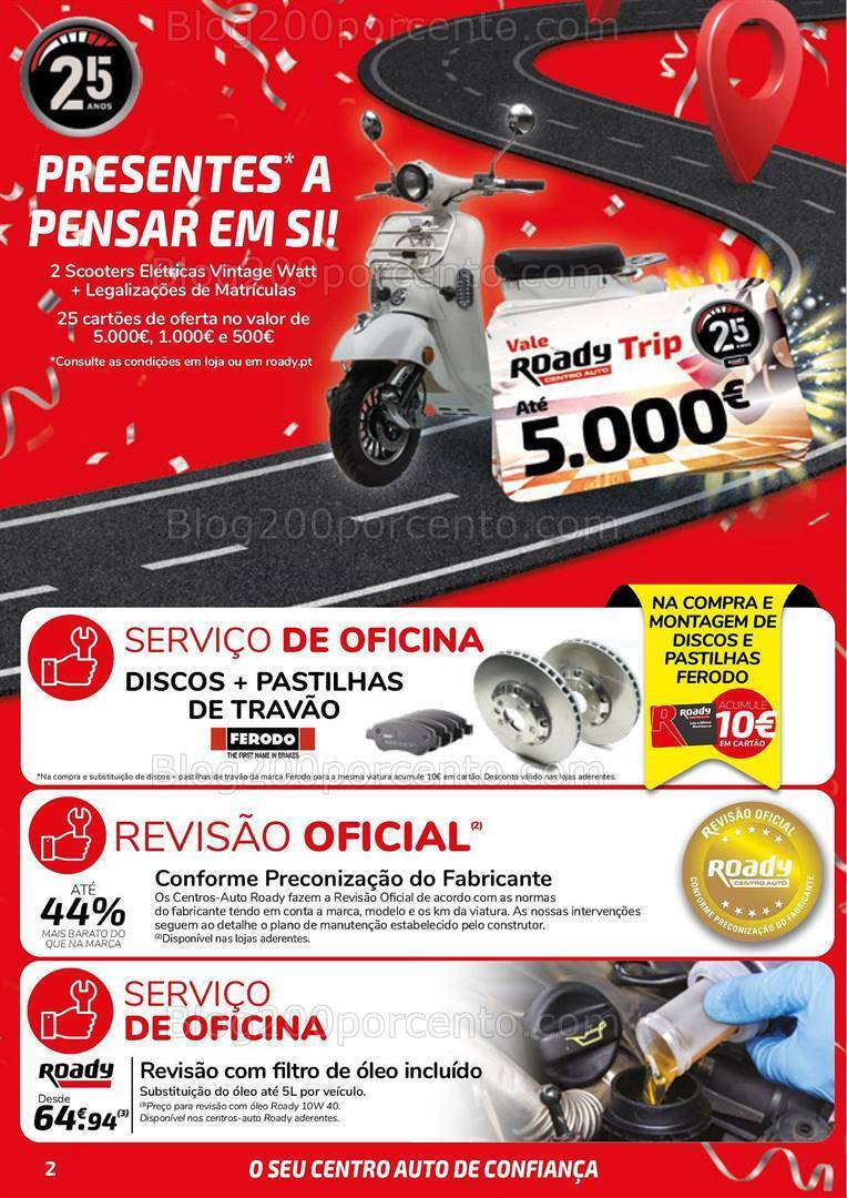 Antevisão Folheto ROADY Promoções de 26 outubro a 26 novembro