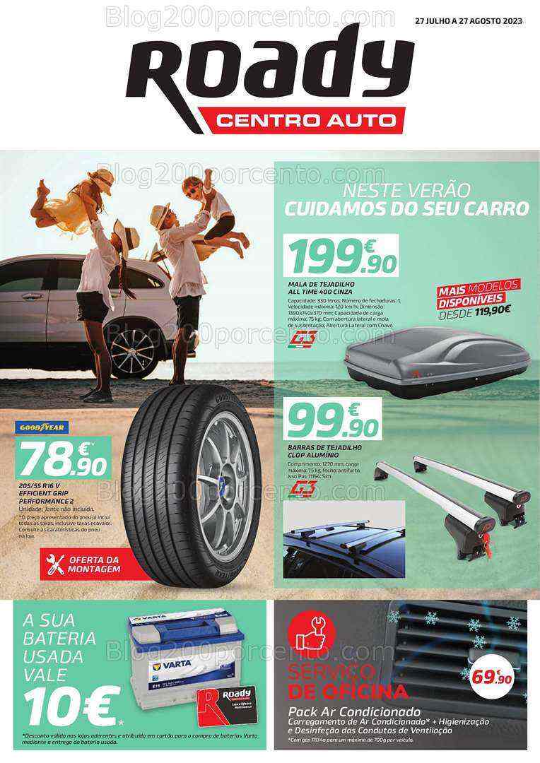 Antevisão Folheto ROADY Promoções de 27 julho a 27 agosto