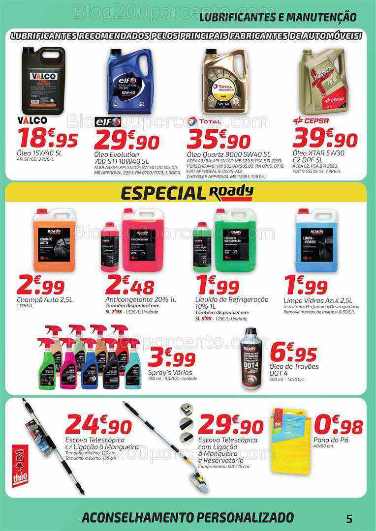 Antevisão Folheto ROADY Promoções de 27 julho a 27 agosto