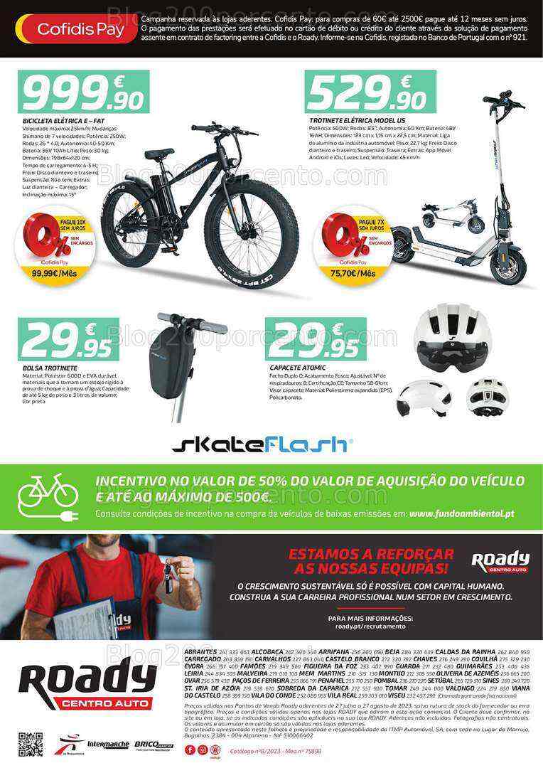 Antevisão Folheto ROADY Promoções de 27 julho a 27 agosto