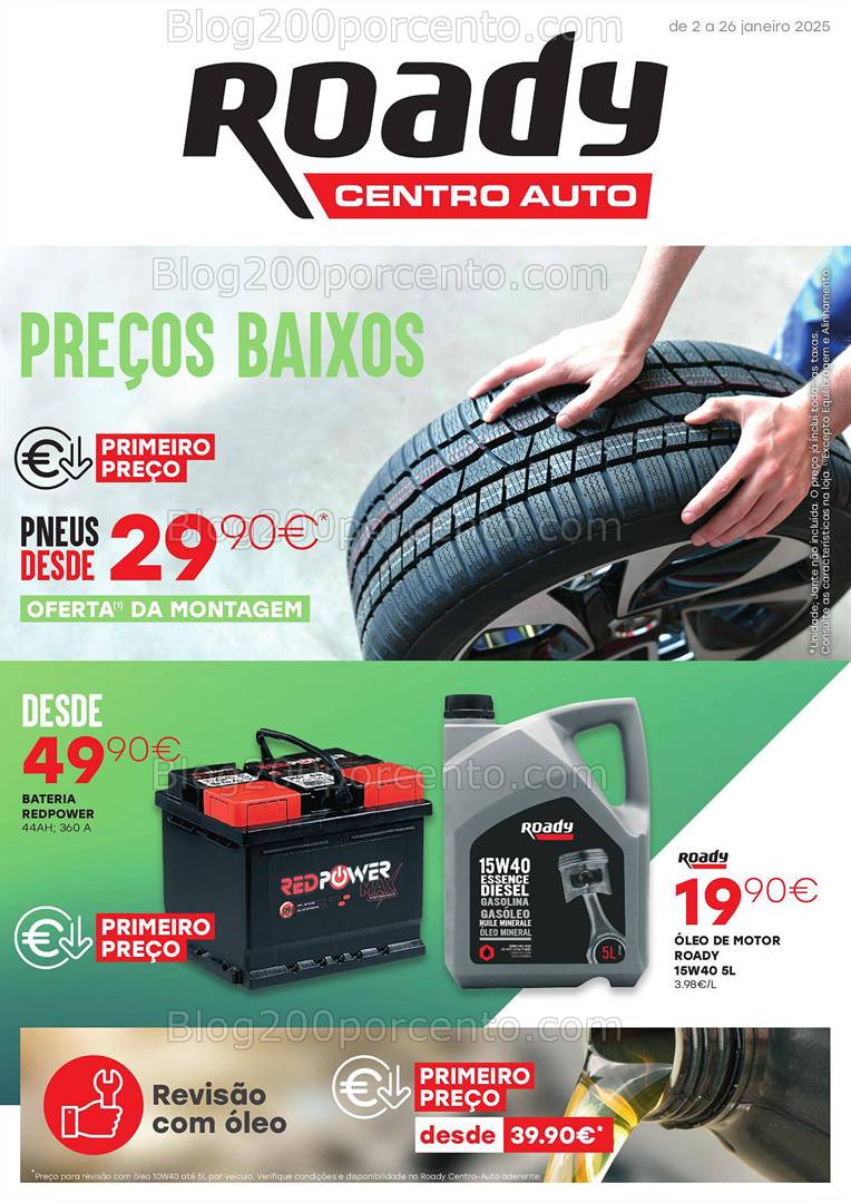 Antevisão Folheto ROADY Promoções de 2 a 26 janeiro