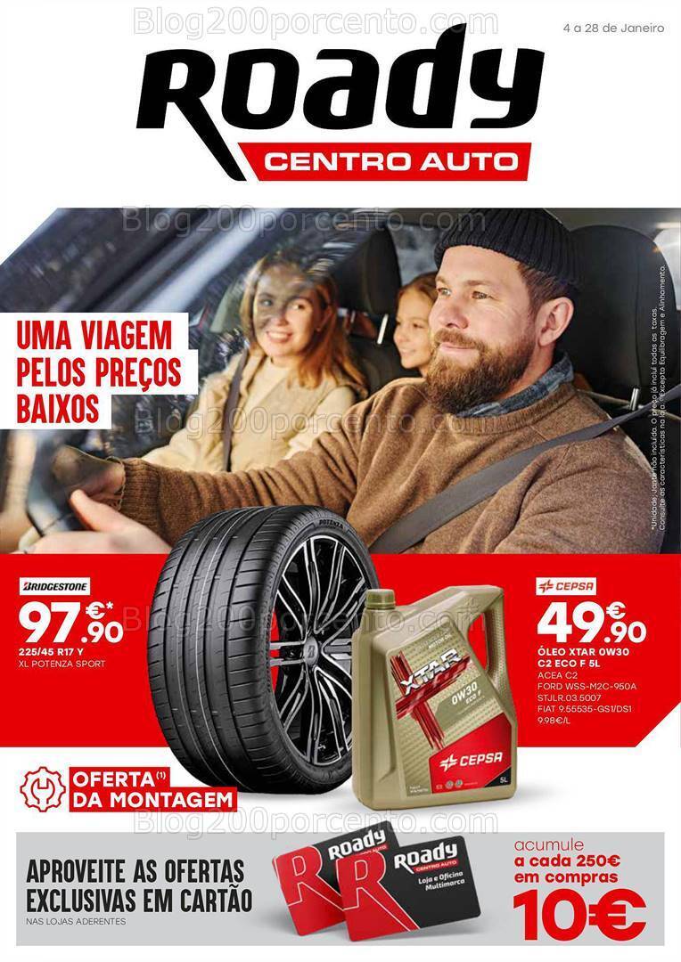 Antevisão Folheto ROADY Promoções de 4 a 28 janeiro
