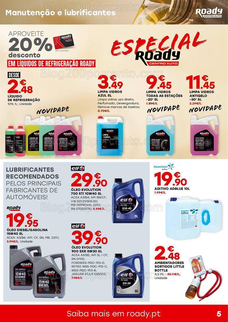 Antevisão Folheto ROADY Promoções de 4 a 28 janeiro