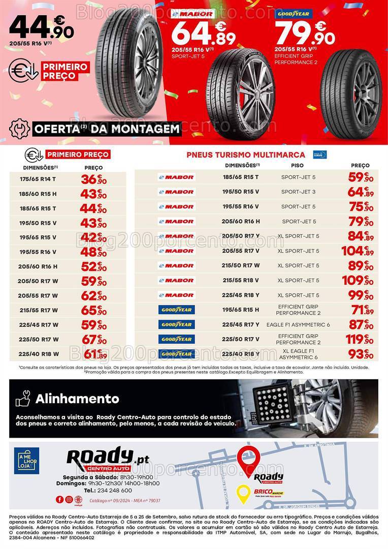 Antevisão Folheto ROADY Abertura Promoções de 5 a 25 setembro