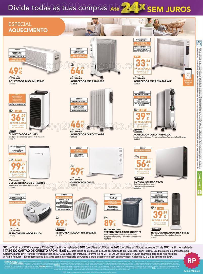 Antevisão Folheto RADIO POPULAR Promoções de 10 a 24 janeiro