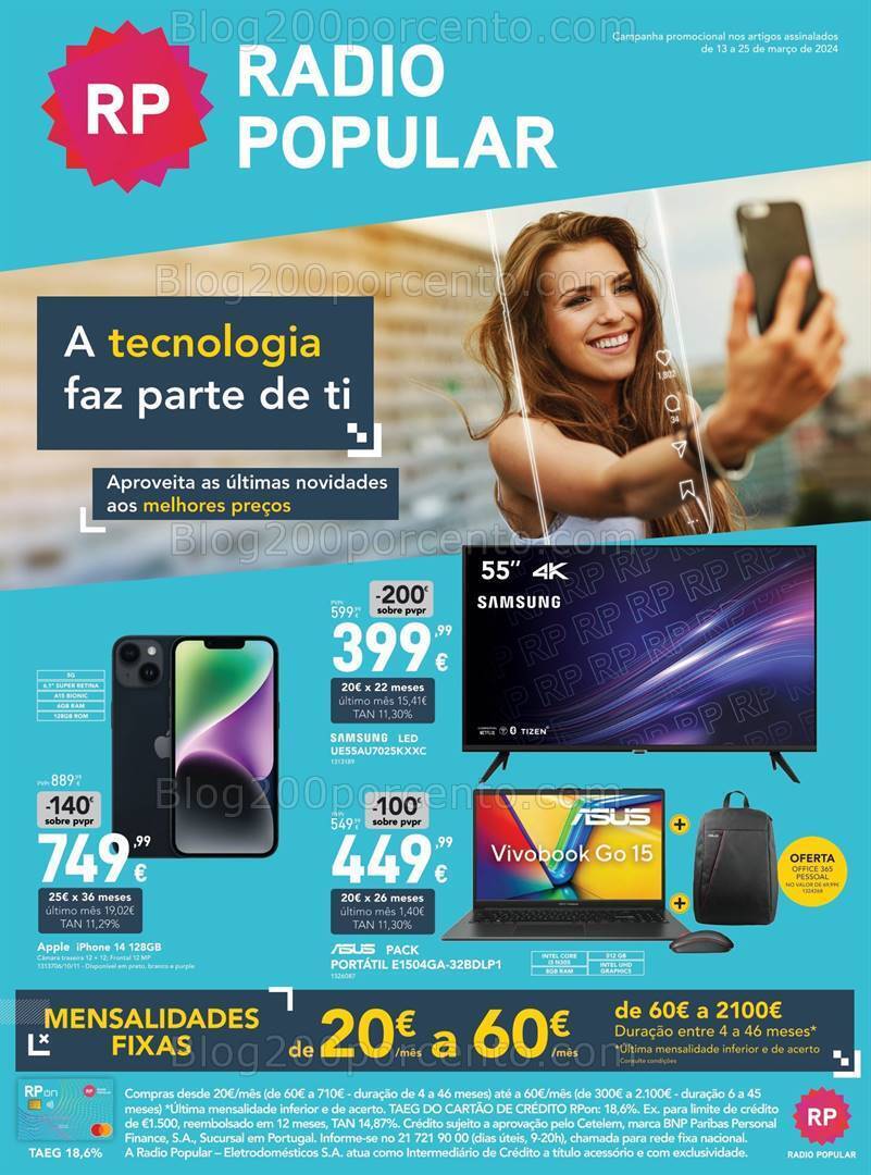 Antevisão Folheto RADIO POPULAR Promoções de 13 a 25 março