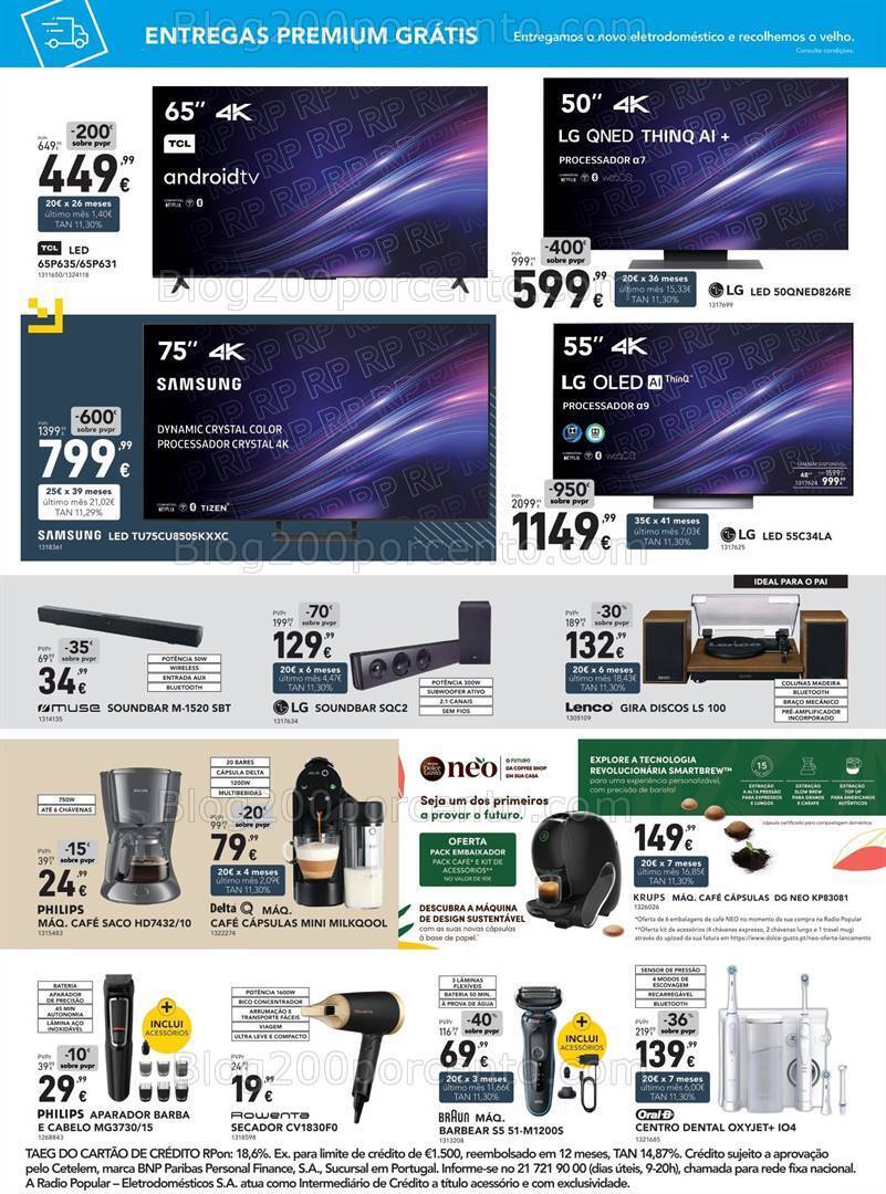 Antevisão Folheto RADIO POPULAR Promoções de 13 a 25 março