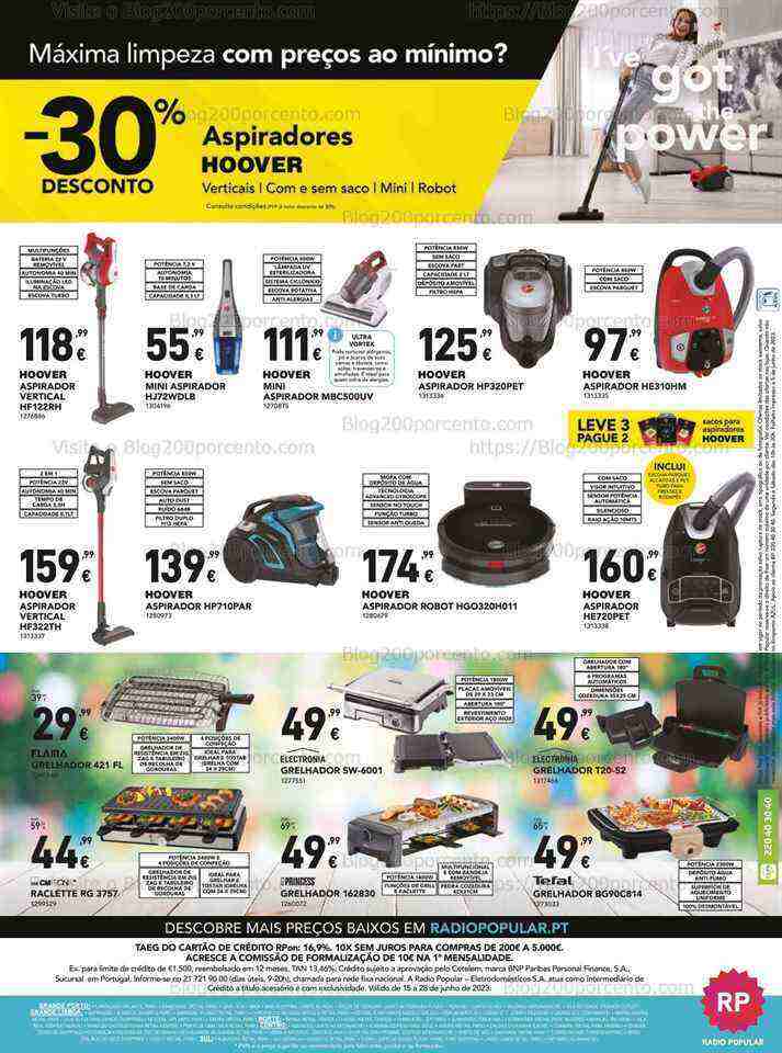 Antevisão Folheto RADIO POPULAR Promoções de 15 a 28 junho