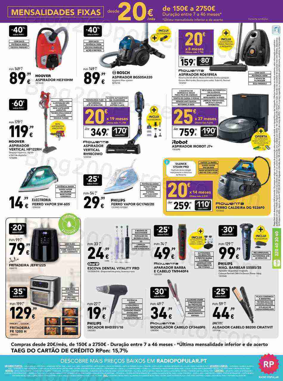 Antevisão Folheto RADIO POPULAR Promoções de 16 a 30 março