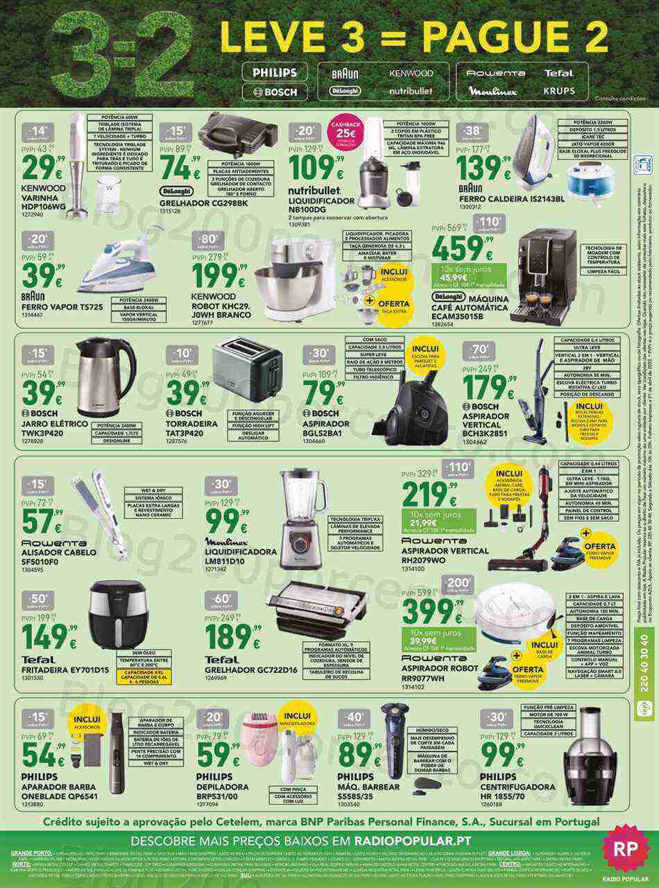 Antevisão Folheto RADIO POPULAR Promoções de 2 a 8 maio