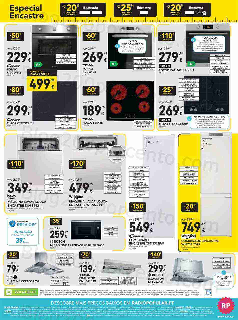 Antevisão Folheto RADIO POPULAR Promoções de 28 fevereiro a 15 março