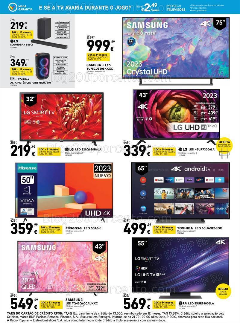 Antevisão Folheto RADIO POPULAR Promoções de 28 setembro a 11 outubro