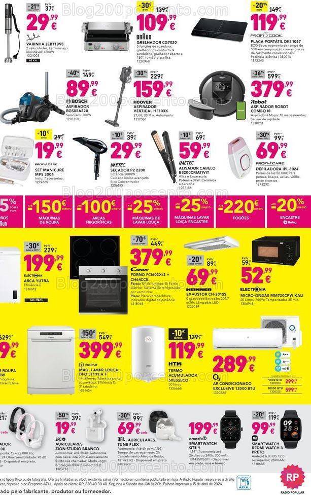 Antevisão Folheto RADIO POPULAR Promoções de 30 abril a 6 maio