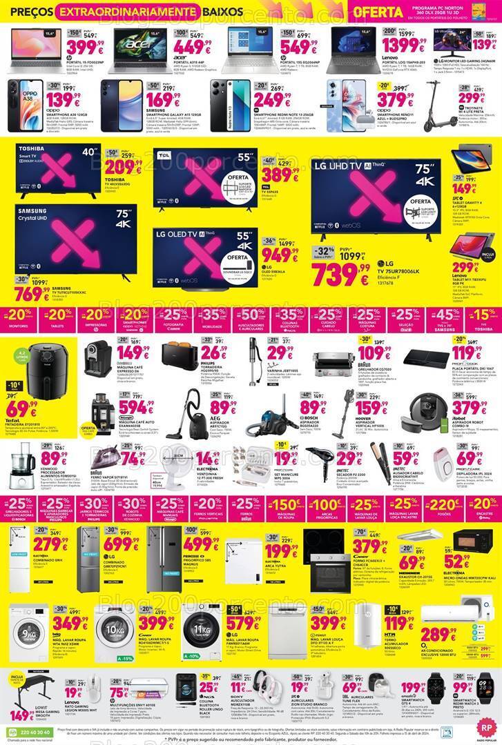 Antevisão Folheto RADIO POPULAR Promoções de 30 abril a 6 maio