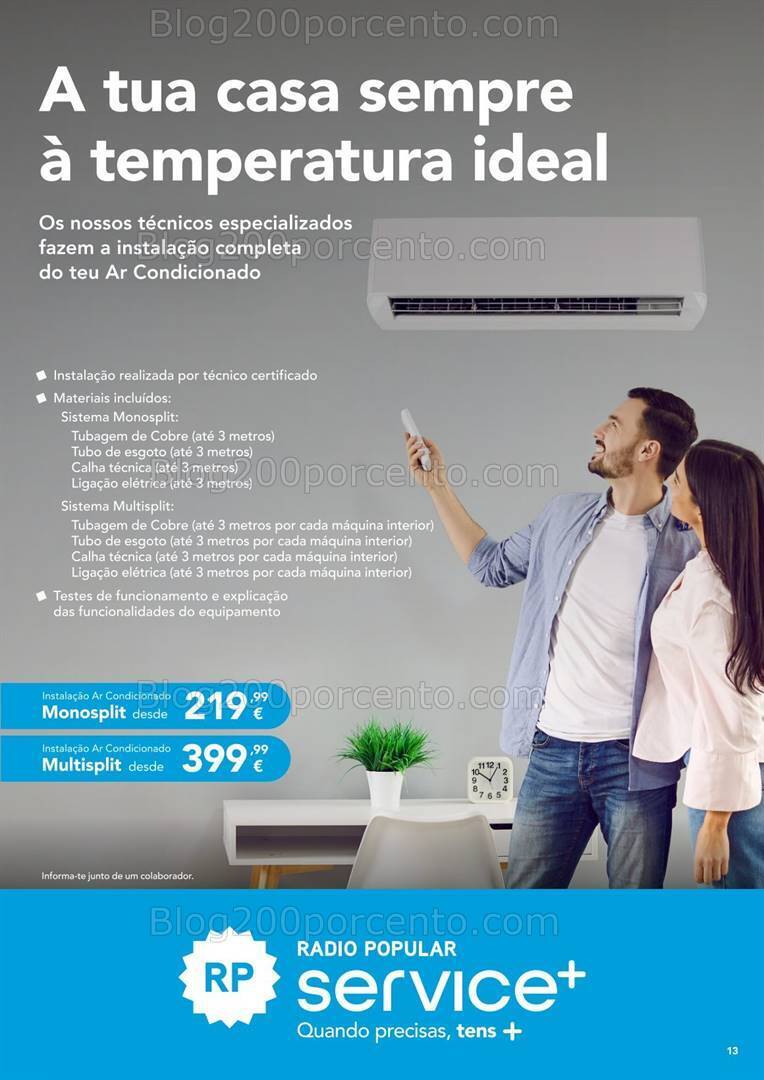 Antevisão Folheto RADIO POPULAR Especial Aquecimento Promoções até 24 dezembro