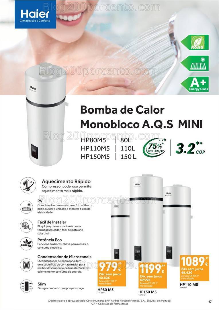 Antevisão Folheto RADIO POPULAR Especial Aquecimento Promoções até 24 dezembro