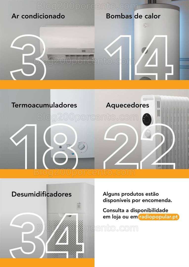 Antevisão Folheto RADIO POPULAR Especial Aquecimento Promoções até 24 dezembro