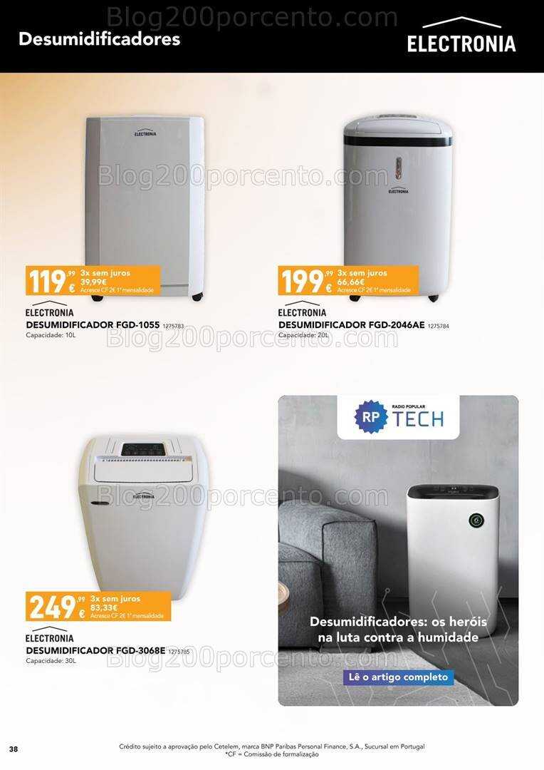 Antevisão Folheto RADIO POPULAR Especial Aquecimento Promoções até 24 dezembro