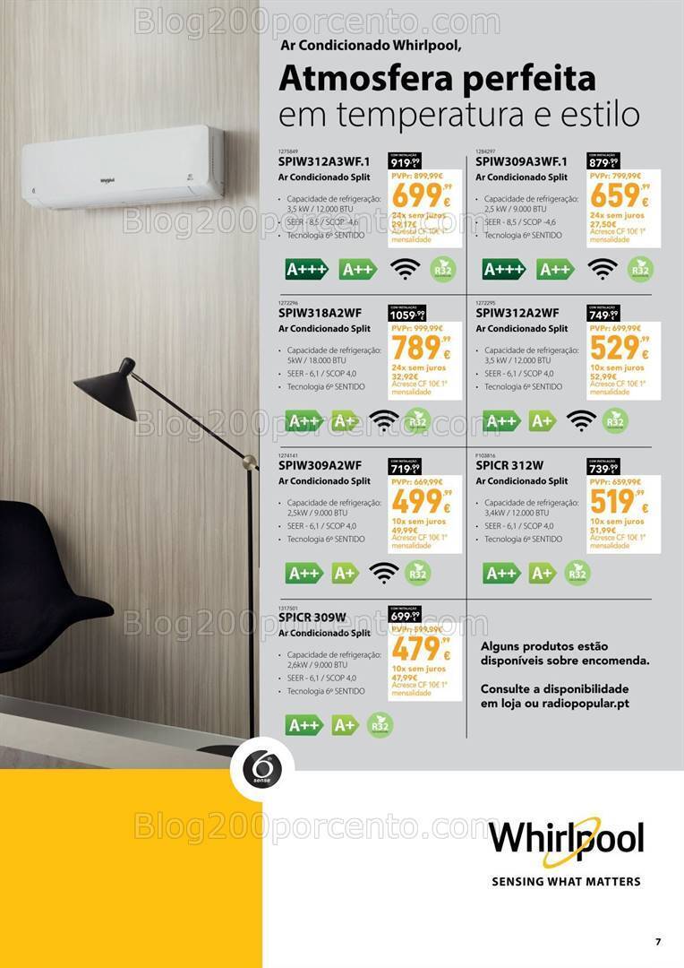 Antevisão Folheto RADIO POPULAR Especial Aquecimento Promoções até 24 dezembro