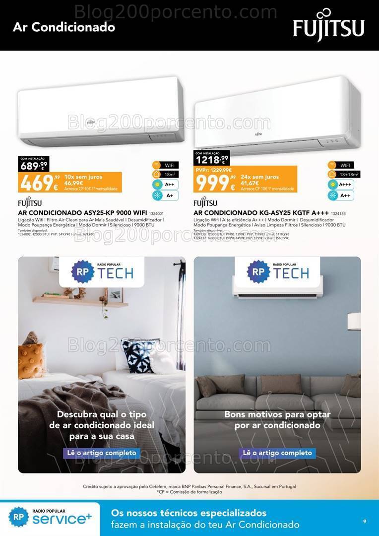 Antevisão Folheto RADIO POPULAR Especial Aquecimento Promoções até 24 dezembro