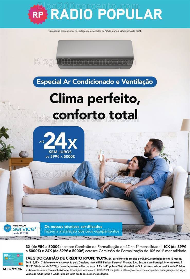 Antevisão Folheto RADIO POPULAR Especial Ar Condicionado e Ventilação Promoções até 22 julho
