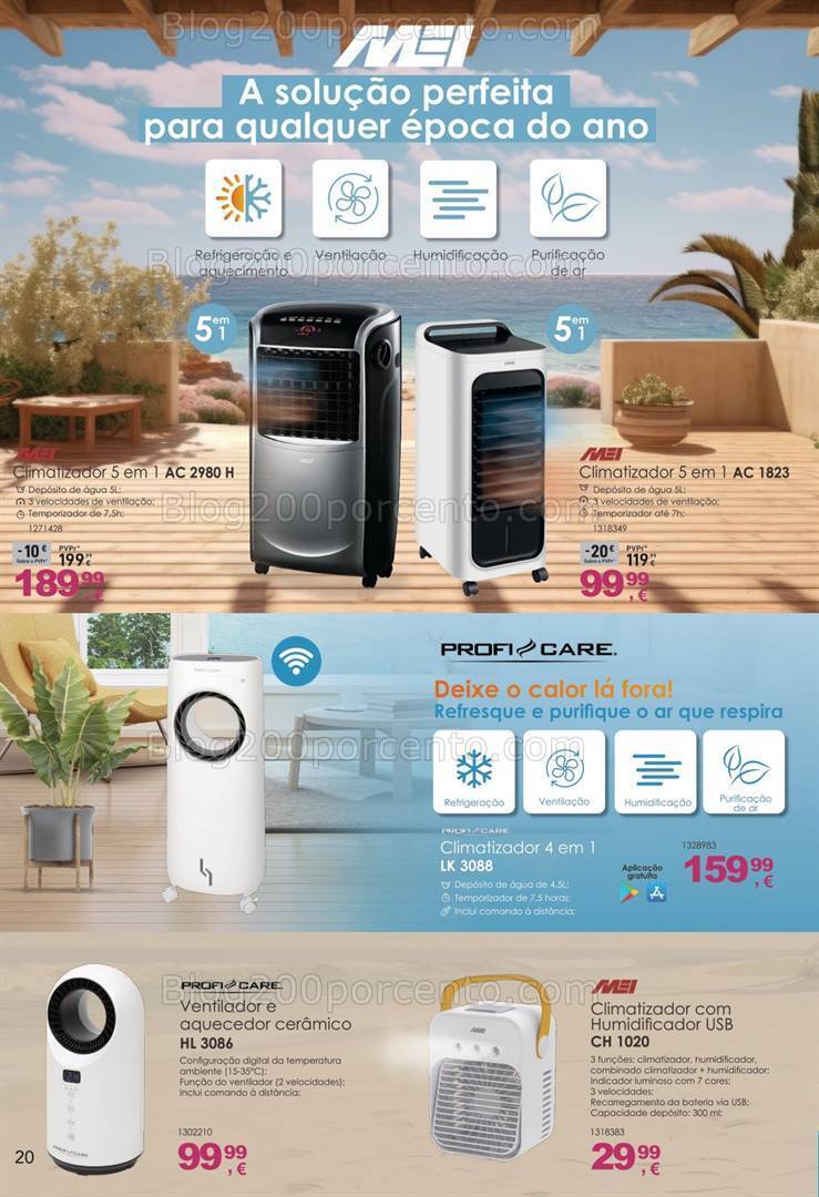 Antevisão Folheto RADIO POPULAR Especial Ar Condicionado e Ventilação Promoções até 22 julho