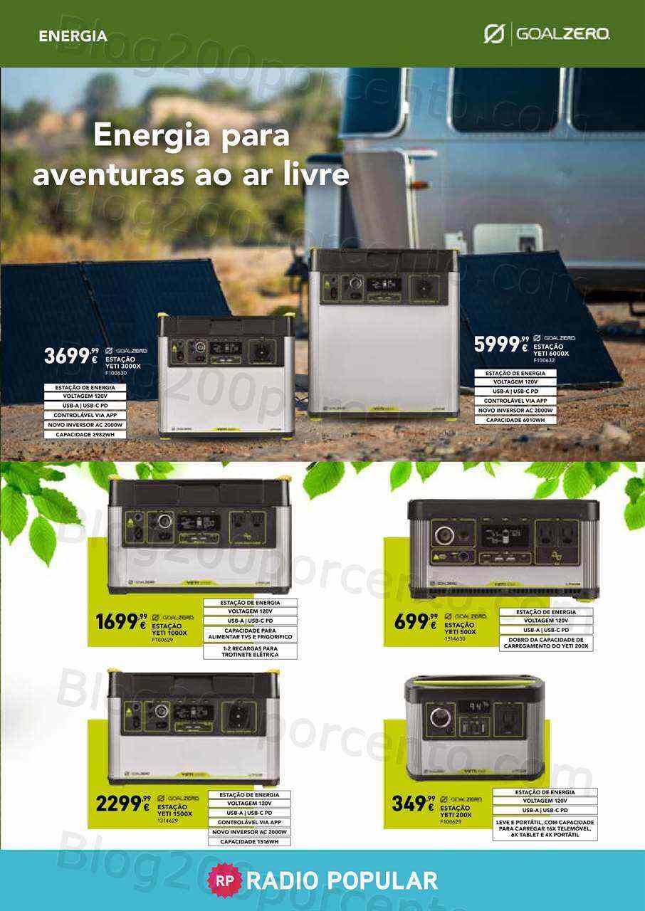 Antevisão Folheto RADIO POPULAR Ar Livre Promoções de 1 a 30 junho