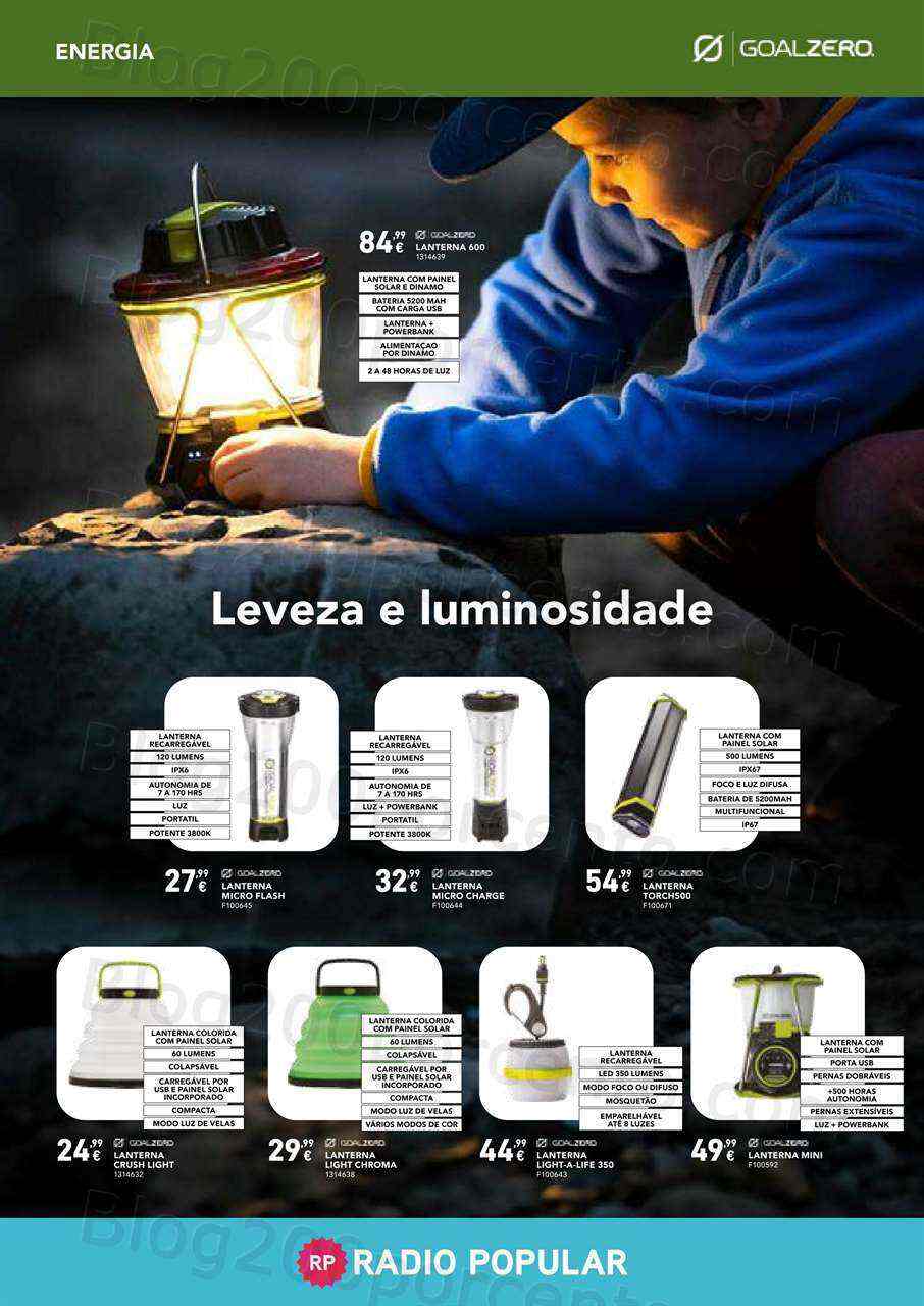 Antevisão Folheto RADIO POPULAR Ar Livre Promoções de 1 a 30 junho