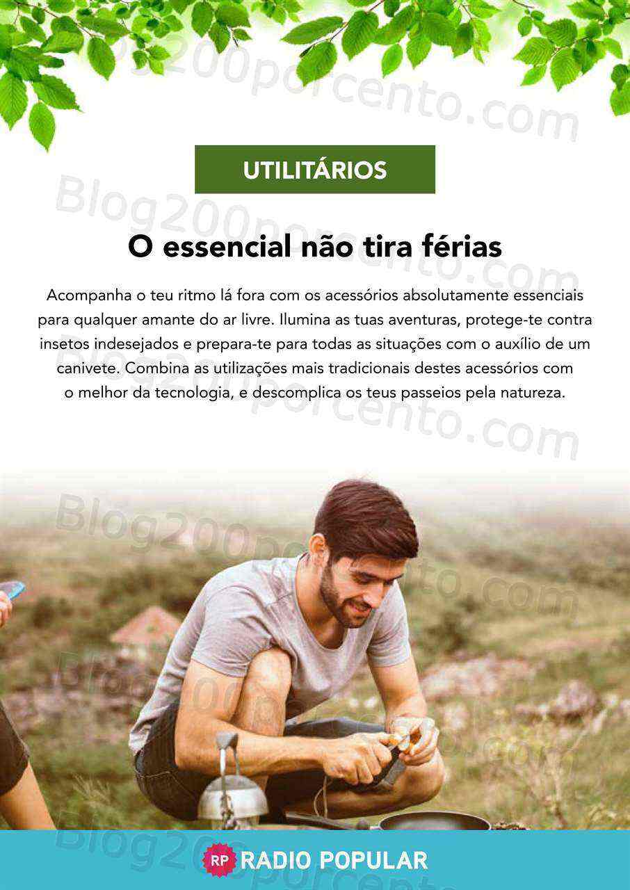 Antevisão Folheto RADIO POPULAR Ar Livre Promoções de 1 a 30 junho