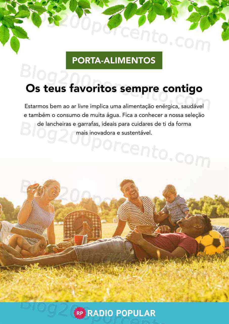 Antevisão Folheto RADIO POPULAR Ar Livre Promoções de 1 a 30 junho