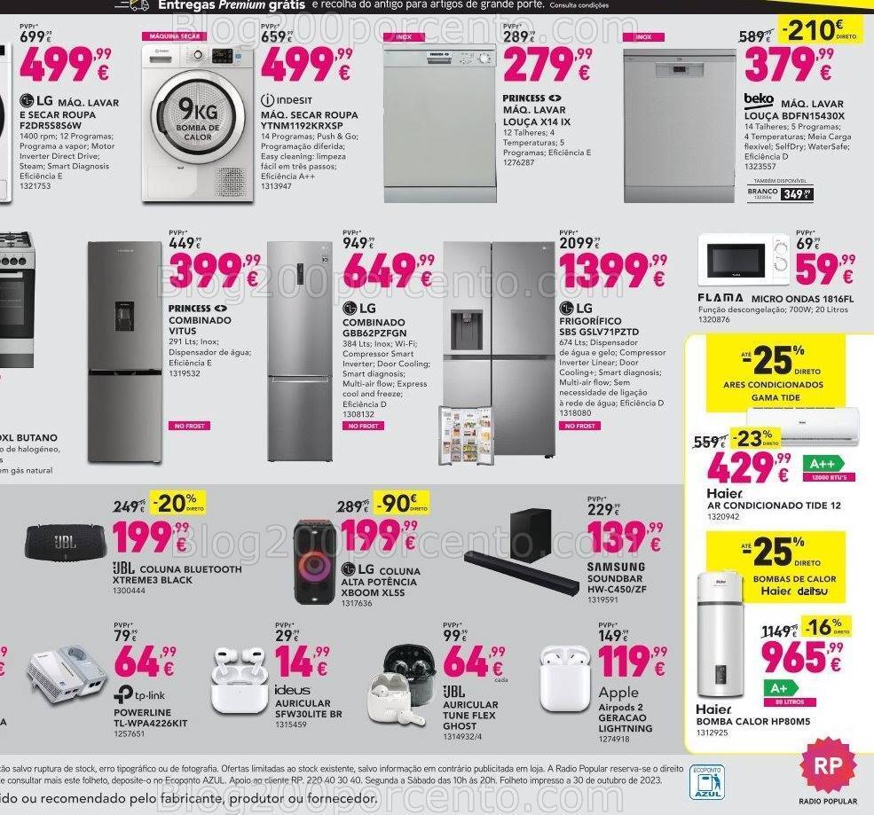 Antevisão Folheto RADIO POPULAR Black Friday Promoções de 7 a 13 novembro