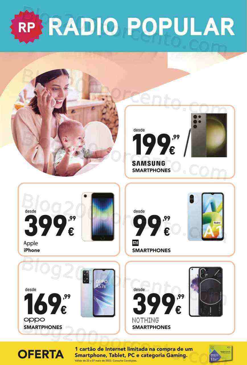 Antevisão Folheto RADIO POPULAR Especial Dia da Mãe Promoções até 7 maio