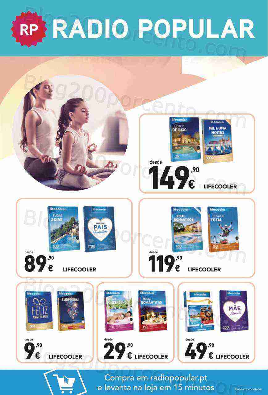 Antevisão Folheto RADIO POPULAR Especial Dia da Mãe Promoções até 7 maio