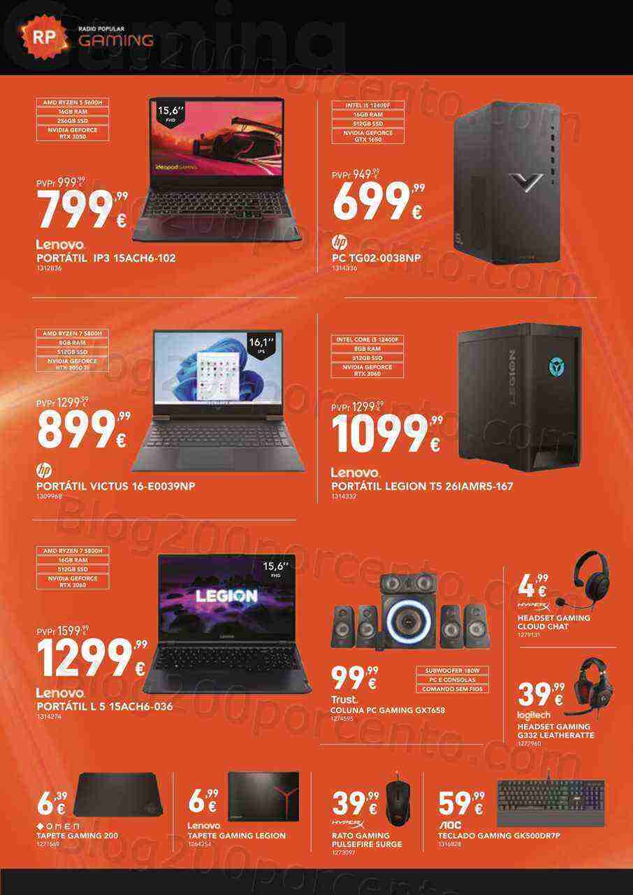 Antevisão Folheto RADIO POPULAR Tecnologia Promoções de 10 a 28 maio