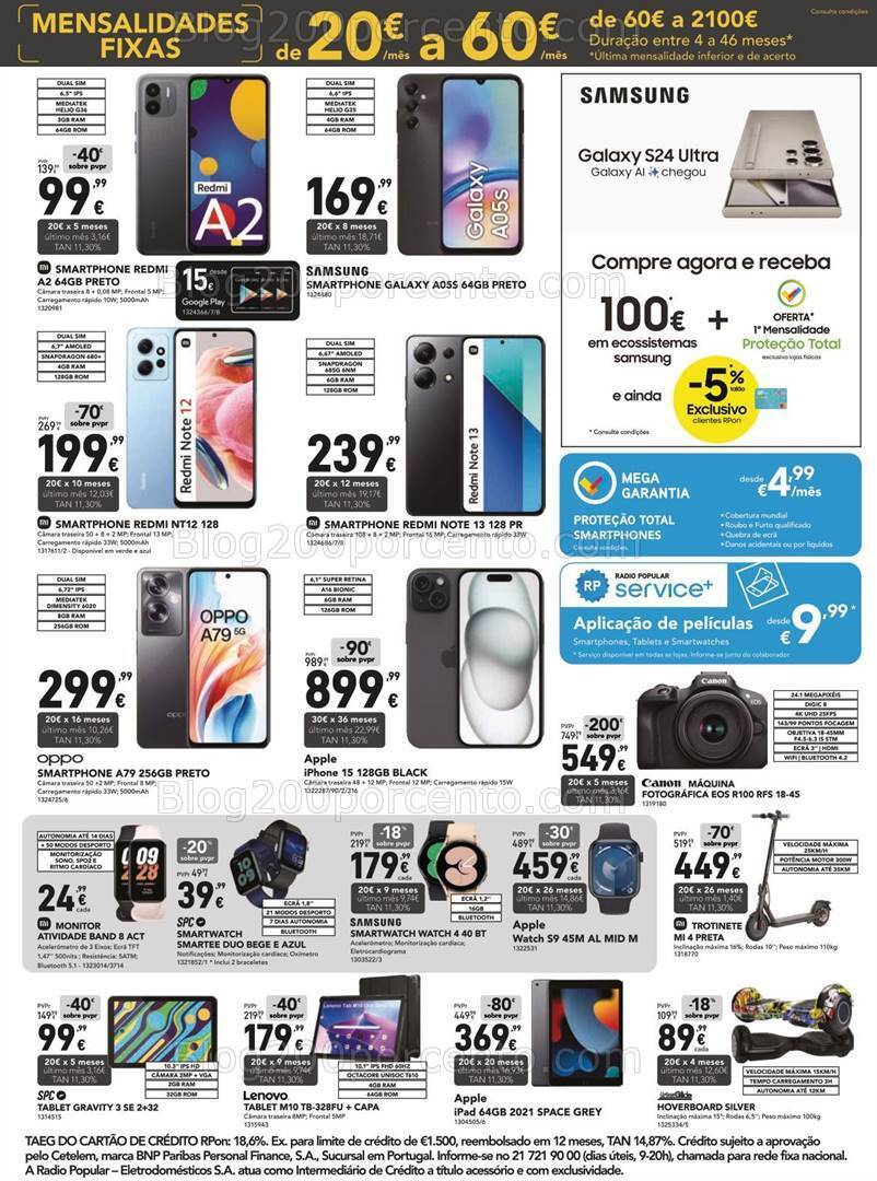 Antevisão Folheto RADIO POPULAR Promoções de 14 a 29 fevereiro