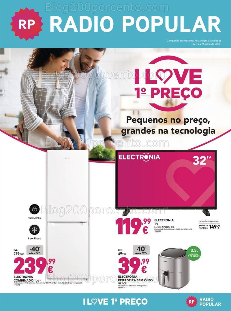 Antevisão Folheto RADIO POPULAR Promoções de 15 a 25 julho