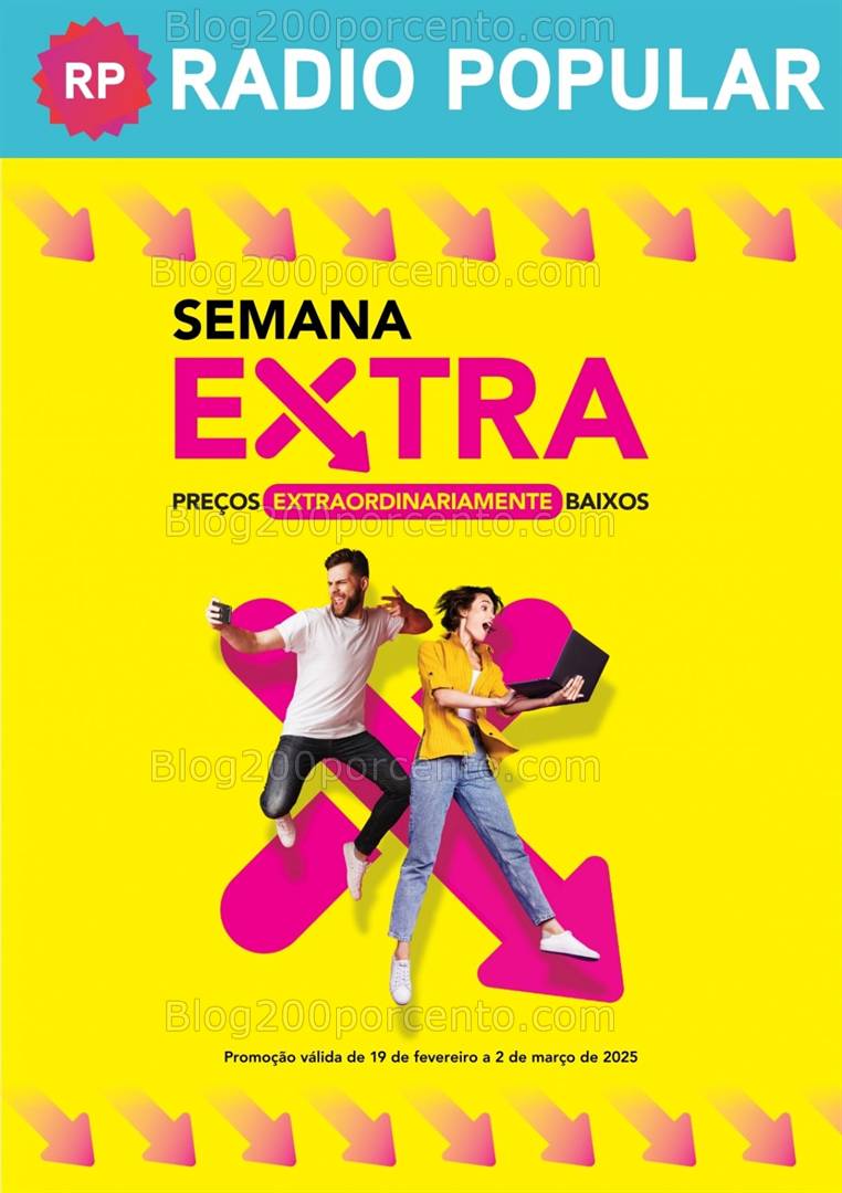 Antevisão Folheto RADIO POPULAR Semana Extra - 19 fevereiro a 2 março