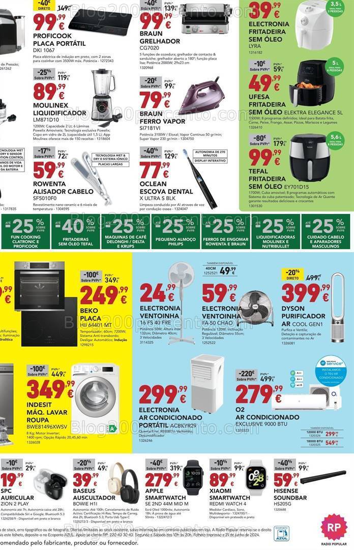 Antevisão Folheto RADIO POPULAR Promoções de 1 a 10 julho