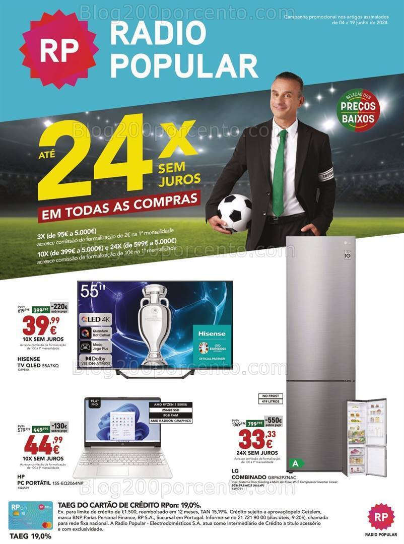 Antevisão Folheto RADIO POPULAR Promoções de 4 a 19 junho