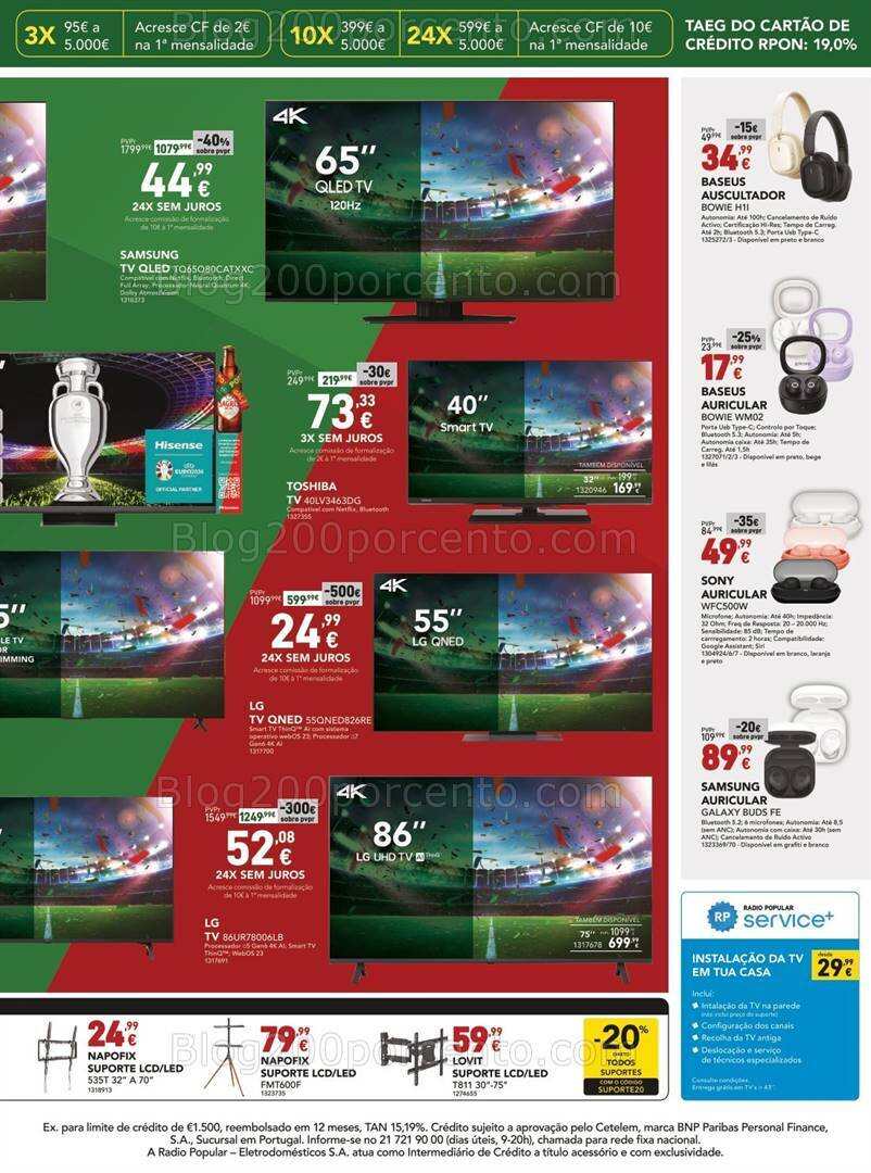 Antevisão Folheto RADIO POPULAR Promoções de 4 a 19 junho