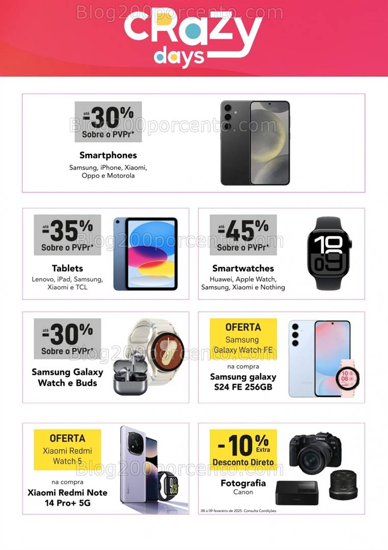 Antevisão Folheto RADIO POPULAR Promoções de 8 a 10 fevereiro