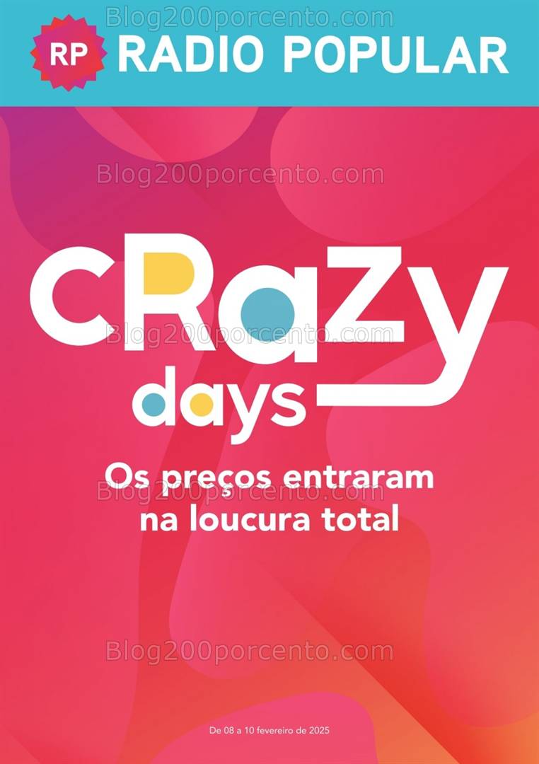 Antevisão Folheto RADIO POPULAR Promoções de 8 a 10 fevereiro