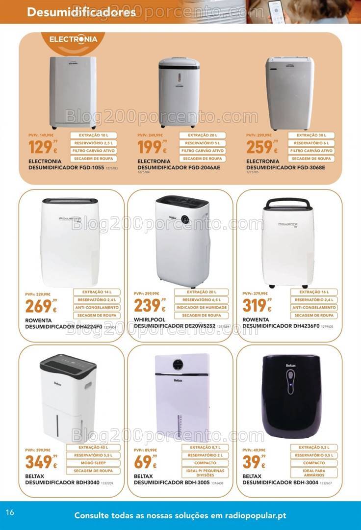 Antevisão Folheto RADIO POPULAR Aquecimento Promoções de 2 dezembro a 13 janeiro