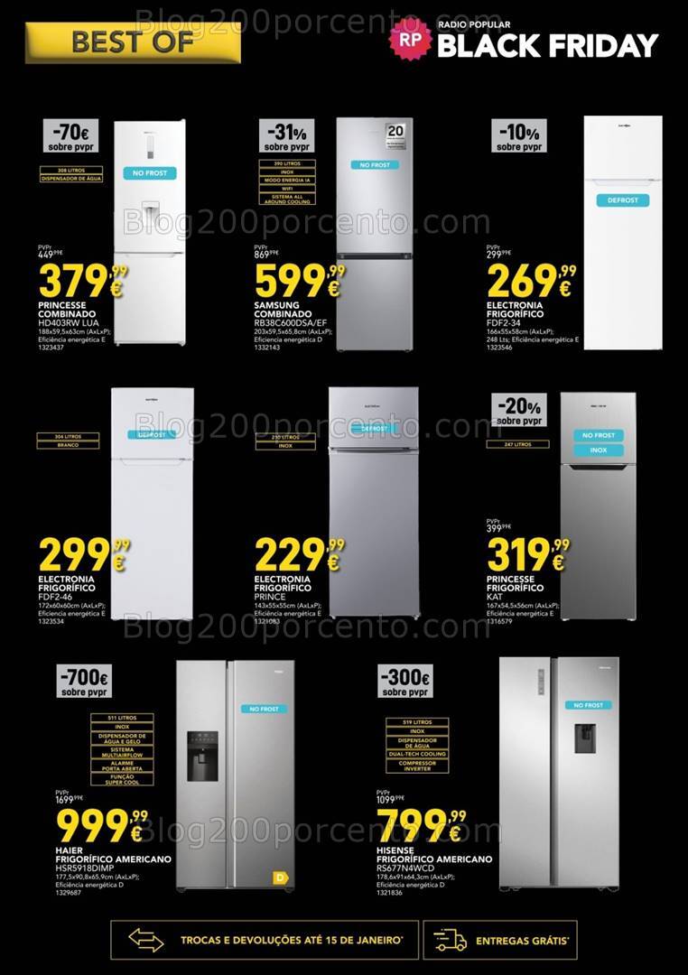 Antevisão Folheto RADIO POPULAR Best Of Black Friday Promoções até 2 dezembro