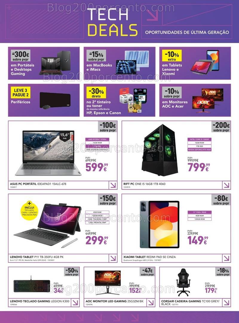 Antevisão Folheto RADIO POPULAR Tech Deals Promoções 25 a 31 dezembro
