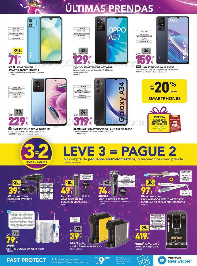 Antevisão Folheto RADIO POPULAR Natal Promoções de 12 a 24 dezembro